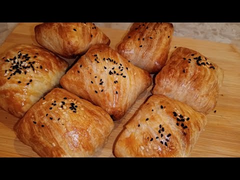 Видео: Самса очень слоёная/ УЗБЕКСКАЯ КУХНЯ//  QAT QAT CHIQADIGON TAHLAMA SOMSA