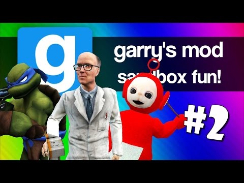 Видео: Garry's mod #2 - Ракетные мотоциклы, Стив из Майнкрафта, Изменение размера