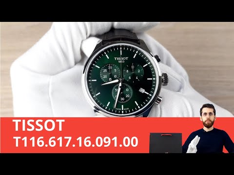Видео: Швейцарский хронограф до 30000 рублей / Tissot T116.617.16.091.00