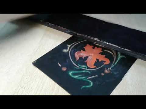 Видео: Мастер-класс "Цветочек" по лаковой миниатюрной живописи Холуйский филиал ВШНИ