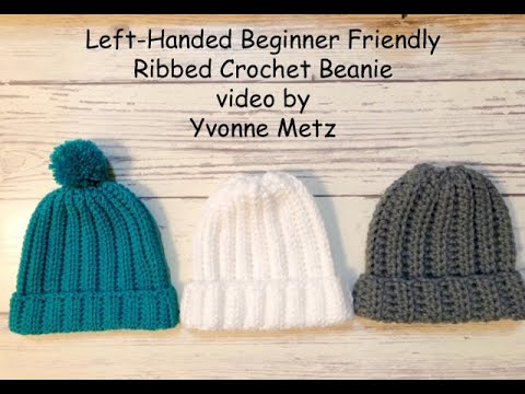 Видео: Лезвие - простая вязаная крючком шапочка-бини