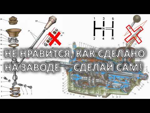 Видео: Нестандартный рычаг КПП для Нивы (без переноса)