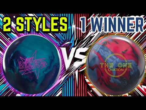 Видео: Rotogrip RST Hyperdrive Pearl против Ebonite The One Ovation