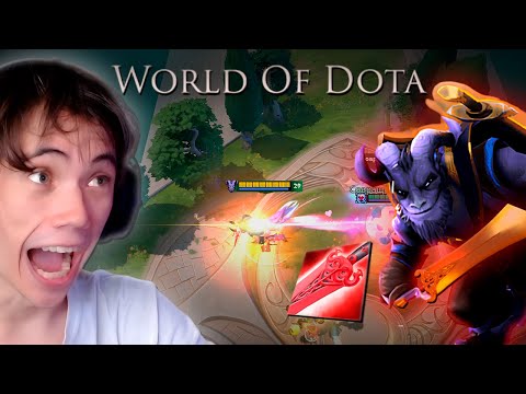 Видео: ПОТНЕЙШАЯ КАТКА в WORLD OF DOTA дедодеда со ЗРИЛАМИ