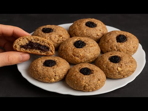 Видео: Никто не верит, что в этих печеньях НЕТ САХАРА! Только овсянка + банан — и готово всего за 15 минут!