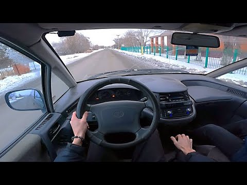 Видео: POV TEST DRIVE TOYOTA PREVIA 2.4 L 1994 2TZ-FE / ВОЖДЕНИЕ ТОЙОТА ПРЕВИЯ от первого лица