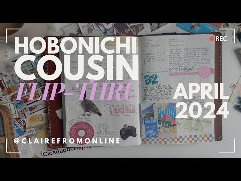Видео: Hobonichi Cousin Flip | апрель 2024 | @clairefromonline