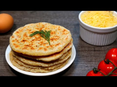 Видео: ‼️🥞Нереально Вкусные Сырные Лепешки К Чаю/Пошаговый рецепт 🥞‼️