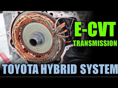 Видео: Как работает гибридный e-CVT: гибридный привод Toyota Synergy 3-го поколения