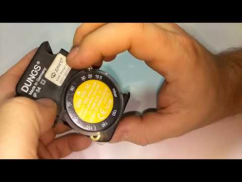 Видео: Реле давления газа ДУНГС DUNGS GW150 A6 принцип работы