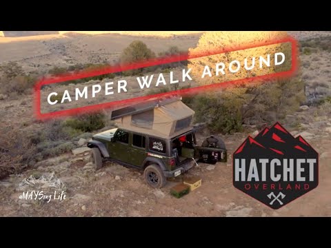 Видео: Прогулка на джипе с новым кемпером Hatchet Overland - ЭТОТ АВТОМОБИЛЬ ПРОДАЕТСЯ!!!