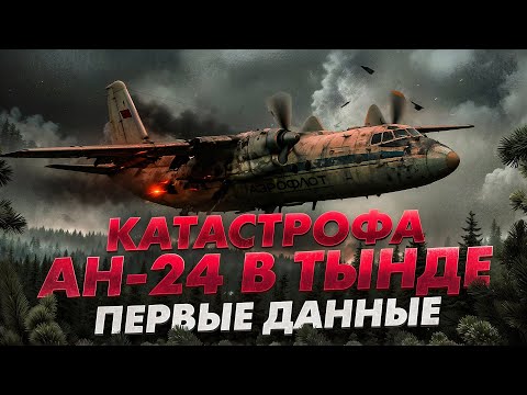 Видео: Авиакатастрофа Ан-24 в Тынде 24 июля 2025 года. Первые данные.
