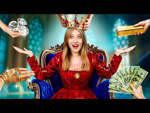 Видео: Настоящая VS Фейковая Принцесса в Средневековом Тим Тин || Королевская Семья в Реальной Жизни