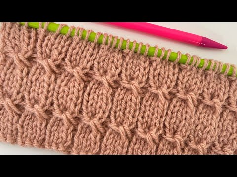 Видео: КРАСИВАЯ И ЛЕГКАЯ В СВЯЗИ С ВЯЗАНИЕМ