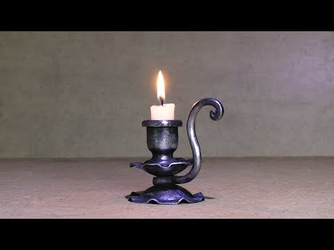 Видео: Ковка подсвечника