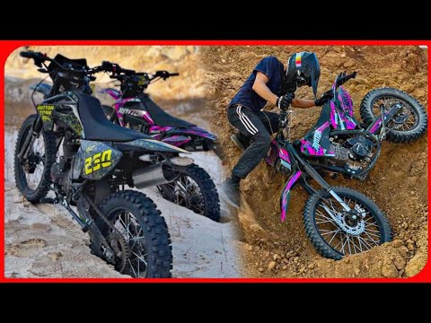 Видео: УПАЛ НА НОВОМ МОТОЦИКЛЕ ROTTOR TITAN 250! ПОКАТУШКИ НА МОТО С ДЕВУШКОЙ!