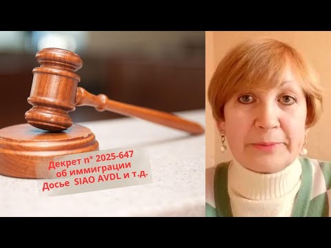 Видео: Жизнь во Франции. Декрет об иммиграции. Кому повезло? Размер пособия. Что такое досье SIAO AVDL?