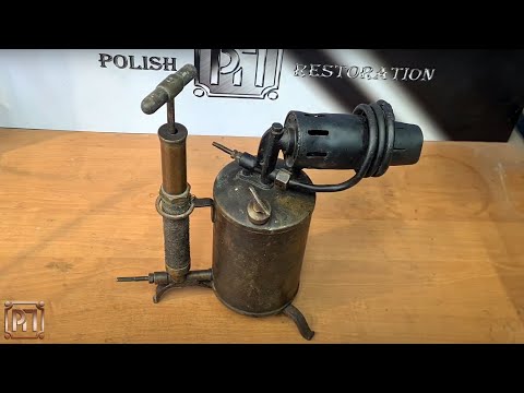 Видео: Паяльная лампа Optimus реставрация. Blowtorch Optimus restoration