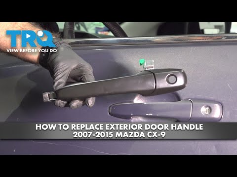 Видео: Как заменить наружную ручку двери Mazda CX-9 2007-2015 годов