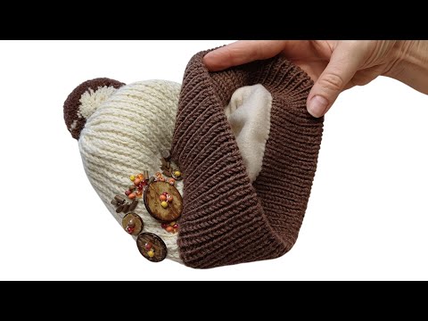 Видео: Как подшить флис в шапку