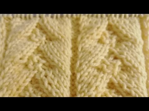 Видео: Узор для Свитеров, Джемперов. Вязание Спицами.