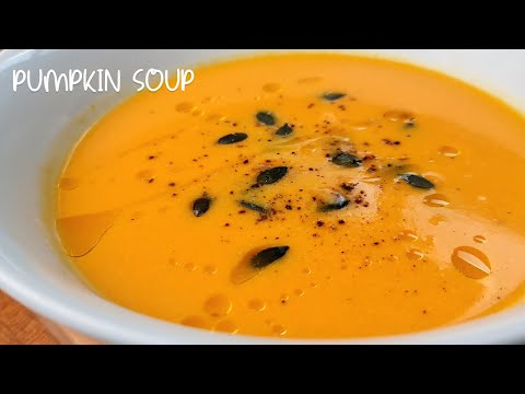 Видео: Быстрый тыквенный суп с имбирем.