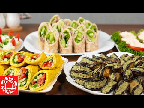 Видео: Вкусно и Легко! 💫 5 Закусок для Любого Повода