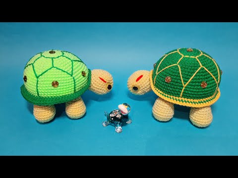 Видео: Черепашки крючком. Crochet turtles.