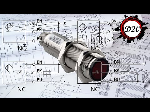 Видео: Оптические датчик СЕНСОР обзор, настройка, подключение. Также разберем какой это датчик PNP или NPN.