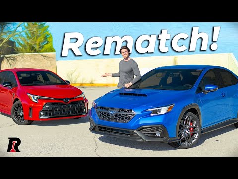 Видео: Subaru WRX TR 2024 против Toyota GR Corolla / Назад за кровью