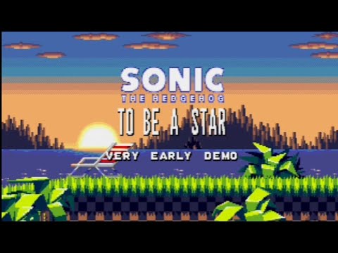 Видео: Sonic The Hedgehog To Be A Star Very Early Demo (Sega Mega Drive) Прохождение