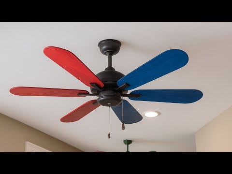 Видео: Лучший потолочный вентилятор со сломанными лопастями и шатающимися лопастями всех времен!!!