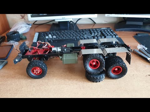 Видео: Железные диски и колеса на Урал B36 от WPL ...