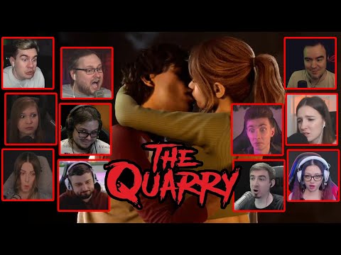 Видео: Реакция Летсплейщиков на Поцелуй Эммы и Ника в The Quarry (от разработчиков Until Dawn)