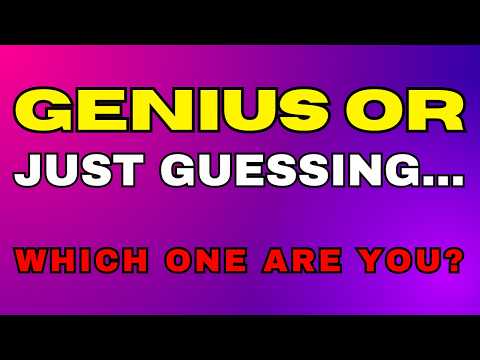 Видео: Если вы дали 10 правильных ответов, ваш мозг еще молод!