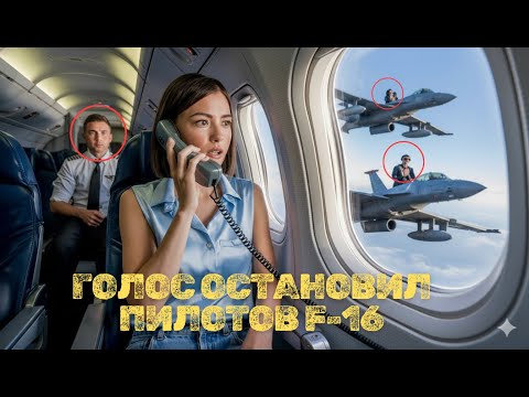 Видео: Она молчала весь полёт — пока пилоты F-16 не услышали её голос и не застынули в воздухе