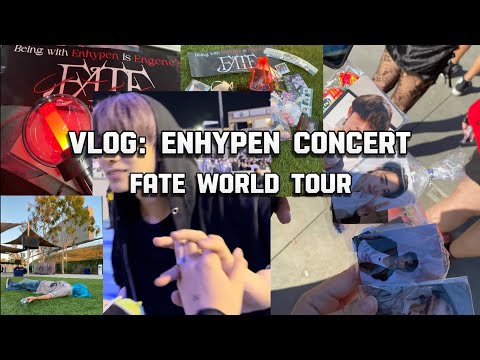 Видео: VLOG: КОНЦЕРТ ENHYPEN В ЛОС АНДЖЕЛЕСЕ/ FATE WORLD TOUR 2023