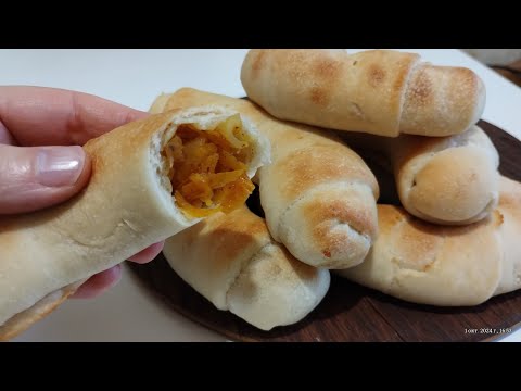 Видео: Рогалики с яблоками и тыквой. Много начинки и мало теста🥐 То, что я так люблю ❤️