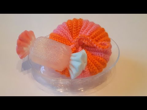 Видео: Губка крючком круглая, вяжем быстро и красиво.