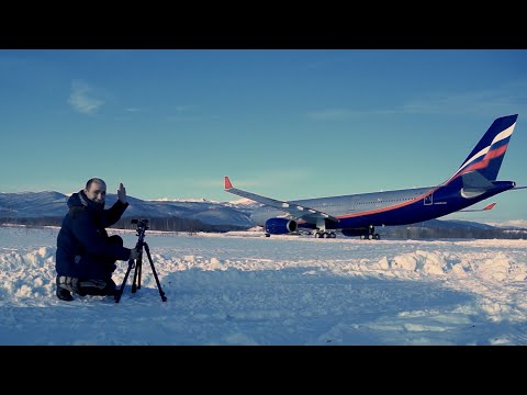 Видео: посадка на Камчатке Airbus A330 Аэрофлот 40 минут до посадки Москва Петропавловск-Камчатский SU1730
