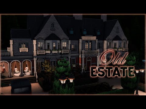 Видео: 🏡Старое поместье | Симс 4: Строительство | Old Estate | The Sims 4: Speed Build