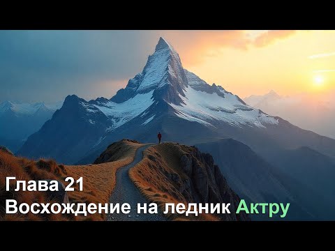 Видео: Глава 21. Восхождение на ледник Актру