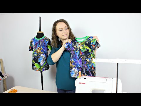 Видео: Как сшить футболку. Выкройка, крой и пошив! Мастер Класс футболка за 1 час.