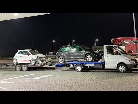 Видео: Перший Рейс На Власному Евакуаторі - Перевіз Пʼять Авто