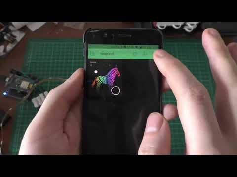 Видео: Удаленное управление светодиодной лентой ws2812 с помощью esp8266 и Blynk