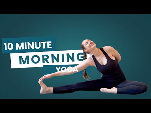 Видео: 10-минутная утренняя йога-растяжка | Йога для всего тела | LEMon Yoga