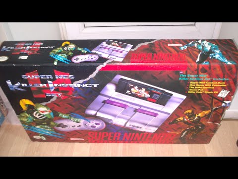 Видео: Распаковка Super Nintendo USA Killer Instinct Edition