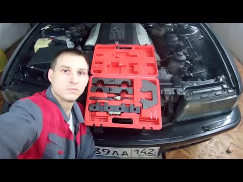 Видео: BMW е 38. V8 m62 .Метки Г.Р.М.  К.В.К.Г. Ремонтные шпильки катушек зажигания.