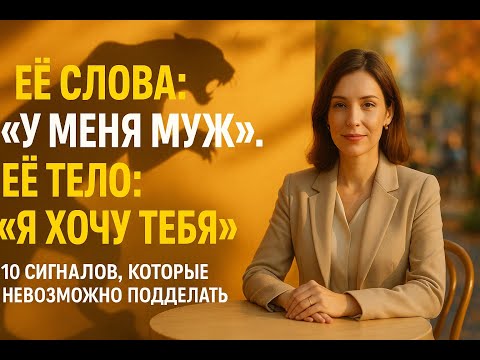 Видео: Она замужем, но её тело выбрало тебя: 10 безмолвных сигналов, которые мужчины просто не видят