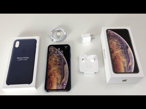 Видео: Распаковка iPhone XS Max: золотой! (iPhone 10s Max)
